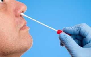 Как берут мазок из носа на микрофлору